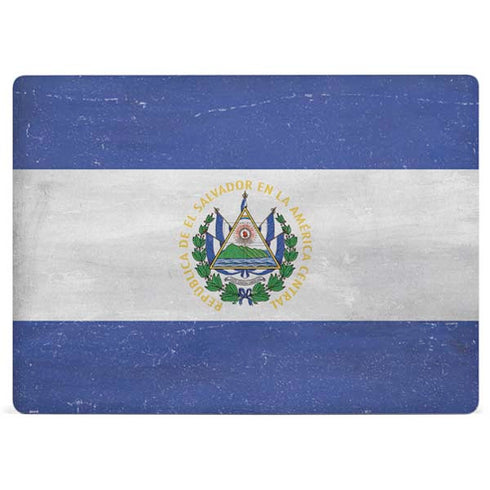 El Salvador Flag Distressed Surface Laptop 2 Skin
